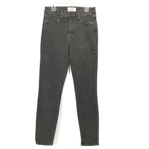 Baldwin Rivington skinny cropped black jeans 27